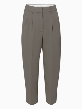 Aritzia Wilfred Carrot Pants Sz 0 Peppercorn Grey
